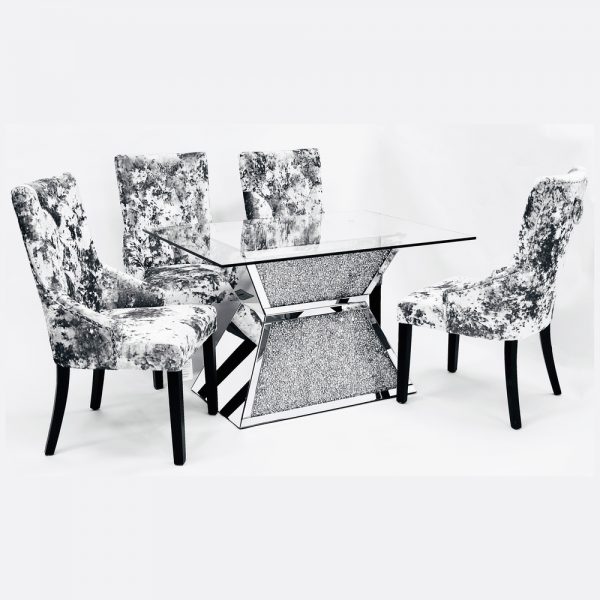 Crushed Diamond Dining Table T-4 Only