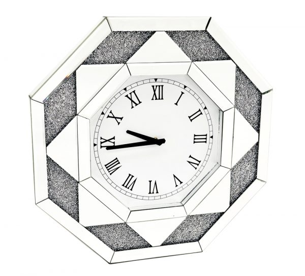 Crushed Diamond Wall Clock