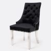 Majestic Black Velvet Dining Chair 2