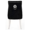 Majestic Black Velvet Dining Chair 3