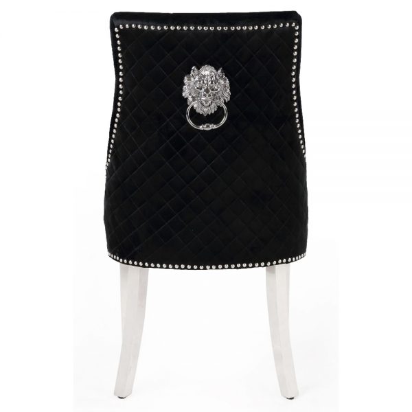 Majestic Black Velvet Dining Chair