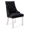 Majestic Black Velvet Dining Chair 4