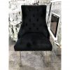 Majestic Black Velvet Dining Chair 7