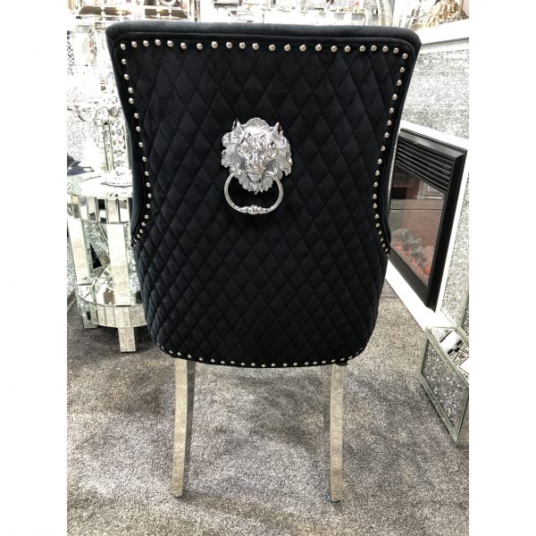 Majestic Black Velvet Dining Chair