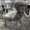 Valentino Grey Velvet Dining Chair 5
