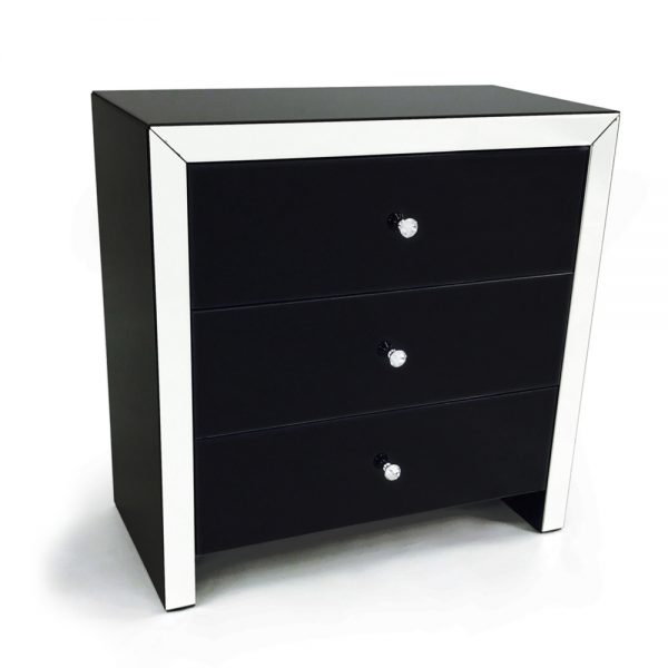 London Black Chest of Drawers