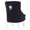 Majestic Black Wing Chair 7