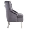 Majestic Grey Wing Chair 4